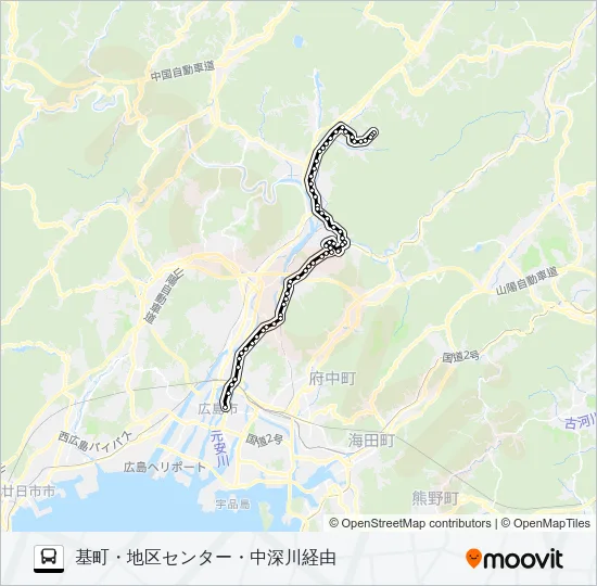 30-7 Bus Line Map