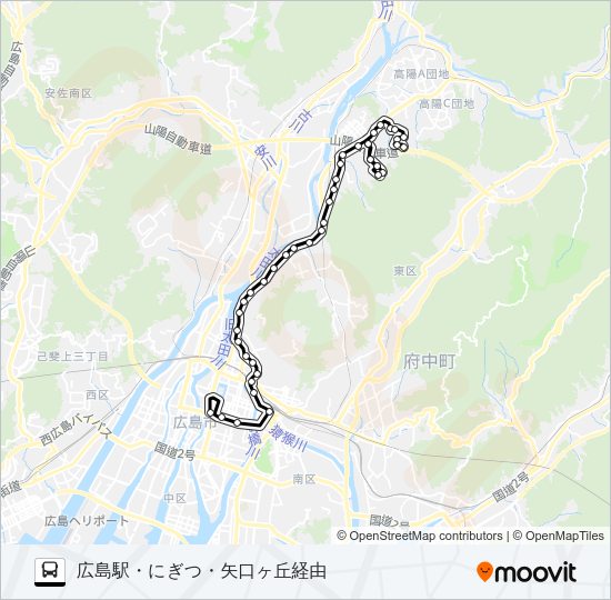 32-1 Bus Line Map