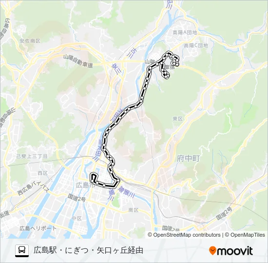 32-1 バスの路線図