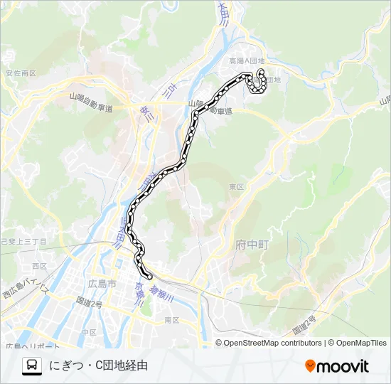 32-3 Bus Line Map