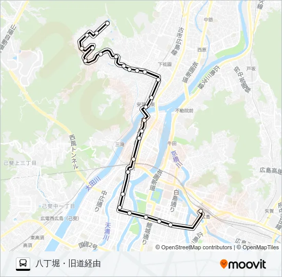 71-4 バスの路線図