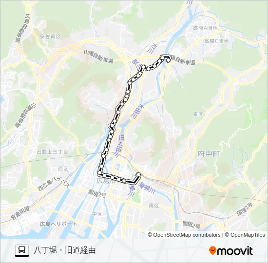 71-6 Bus Line Map