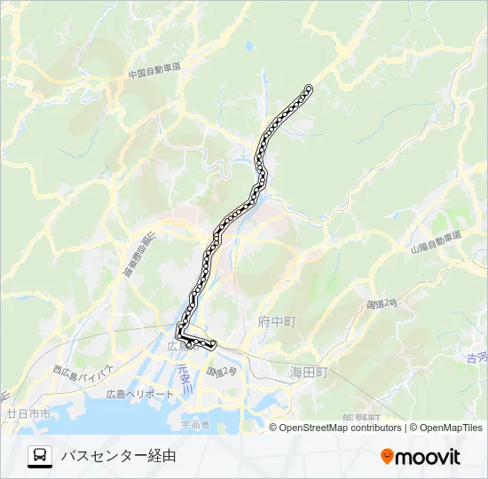 72-2 Bus Line Map
