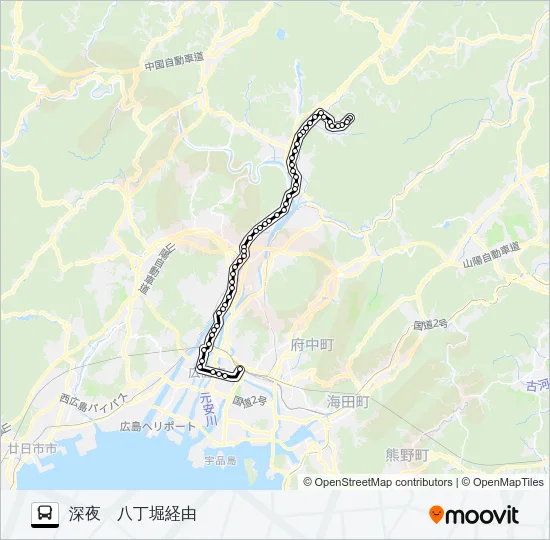 72-7 バスの路線図