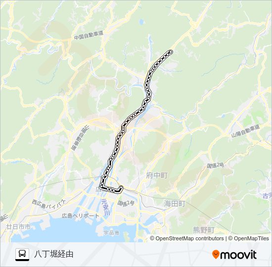 72-8 Bus Line Map