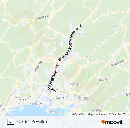 72-8 Bus Line Map