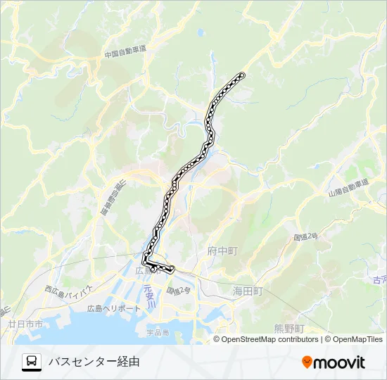 72-8 バスの路線図