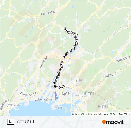 73-2 Bus Line Map