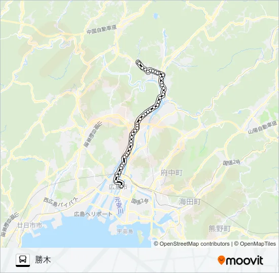 73-2 Bus Line Map