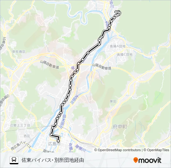 74-1 Bus Line Map