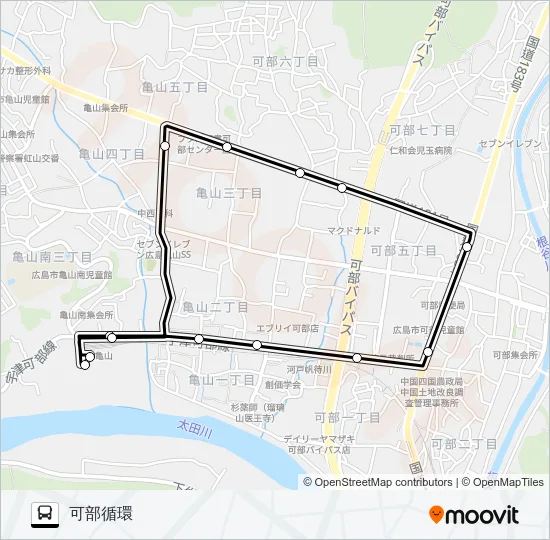 可部循環線 Bus Line Map