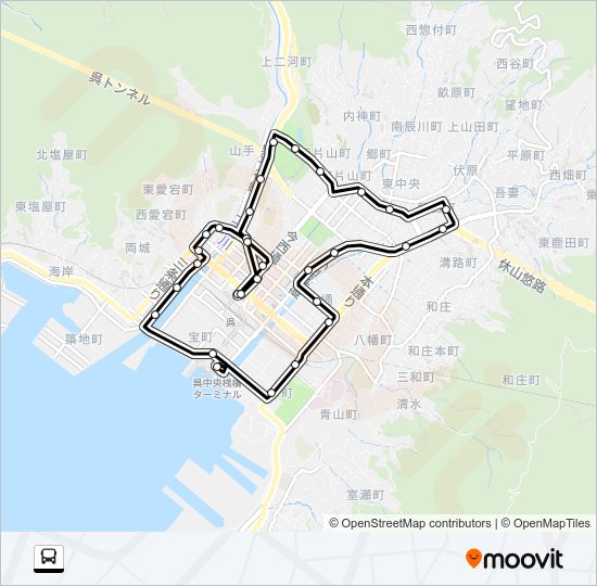 33-1 Bus Line Map