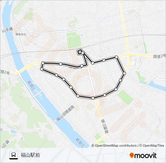 市内線 Bus Line Map