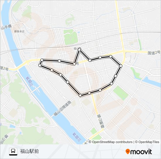 市内線 Bus Line Map