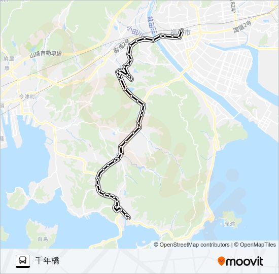 新川線 Bus Line Map