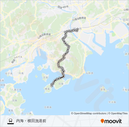 新川線 Bus Line Map