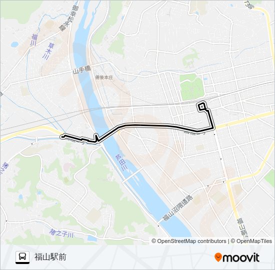 新川線 Bus Line Map