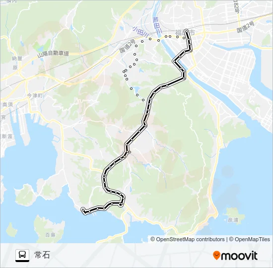 新川線 バスの路線図