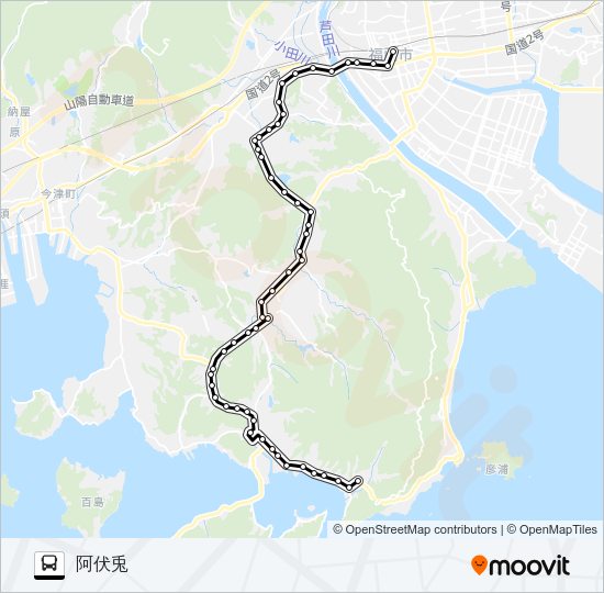 新川線 Bus Line Map