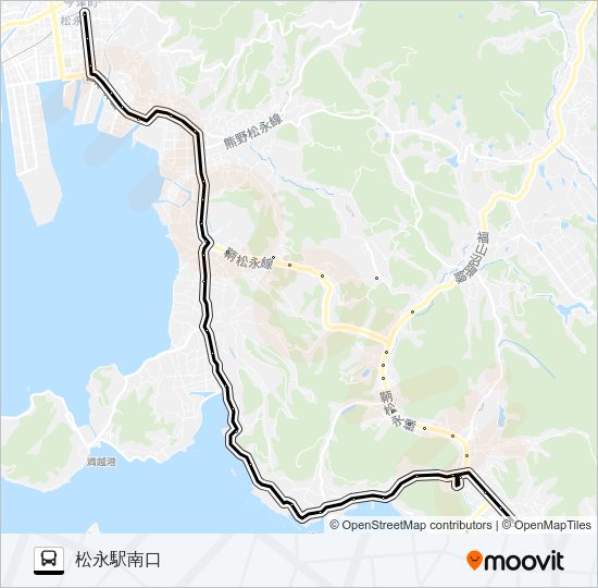 沼南線 Bus Line Map