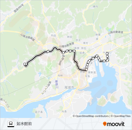 如水館線 Bus Line Map