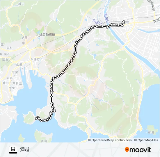早戸線 Bus Line Map