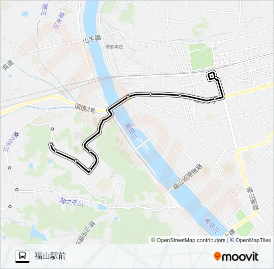 明王台線 Bus Line Map