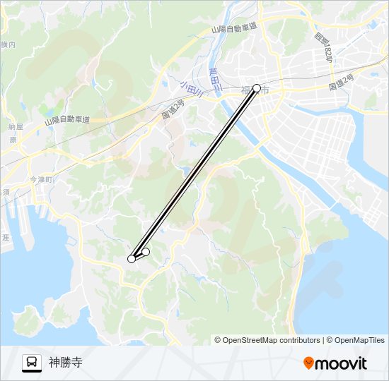 みろくの里・神勝寺 直行便  Line Map