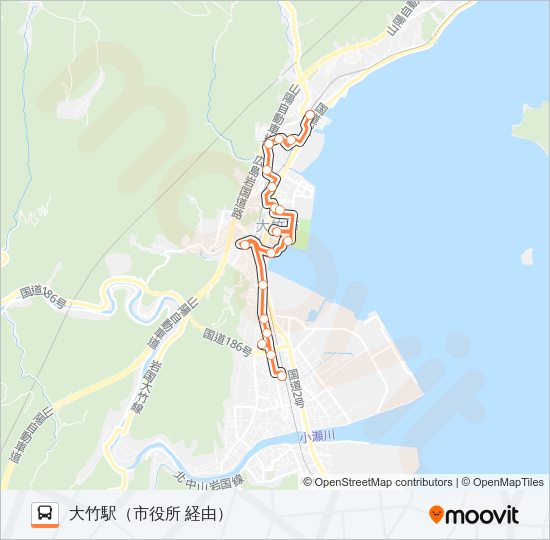 こいこいバス Bus Line Map