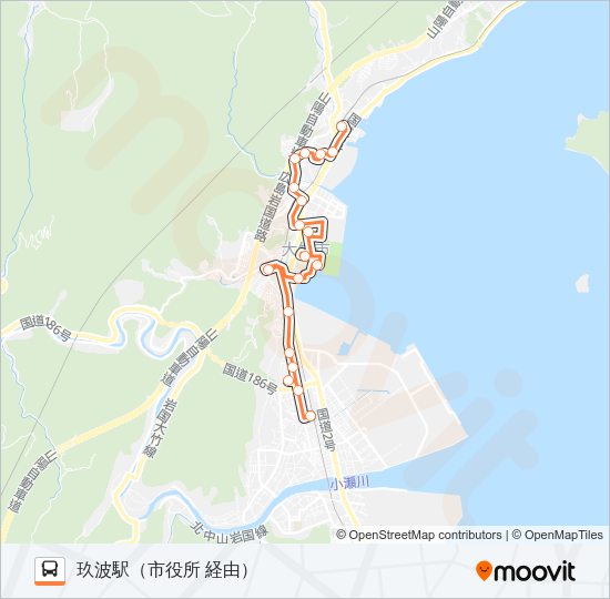 こいこいバス Bus Line Map