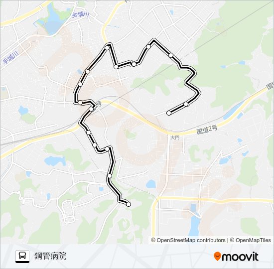 大門線 Bus Line Map