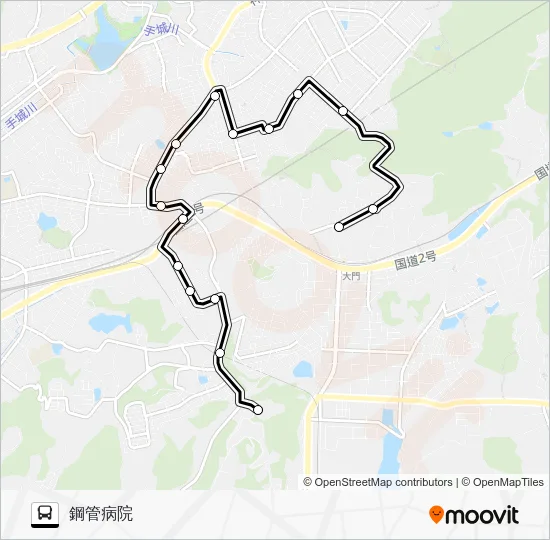大門線 Bus Line Map