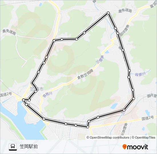 今井循環線 Bus Line Map