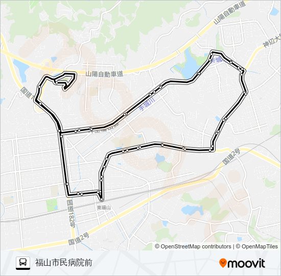 東部循環線 Bus Line Map