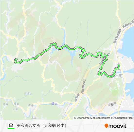 坂上線 Bus Line Map
