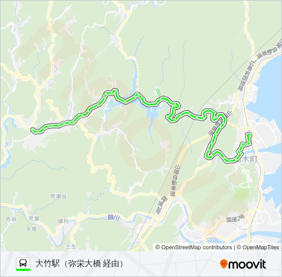 坂上線 Bus Line Map