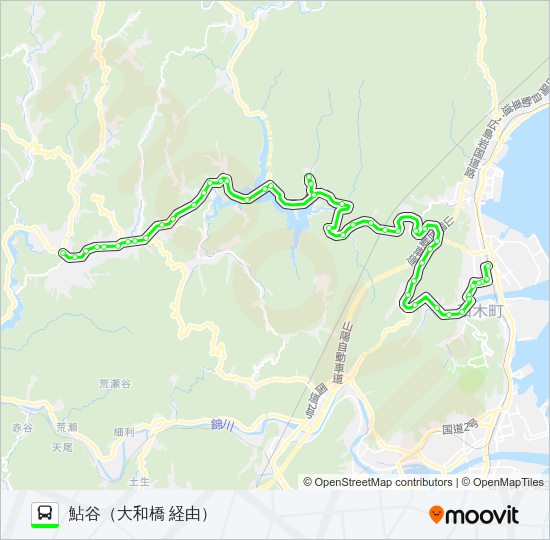 坂上線 Bus Line Map