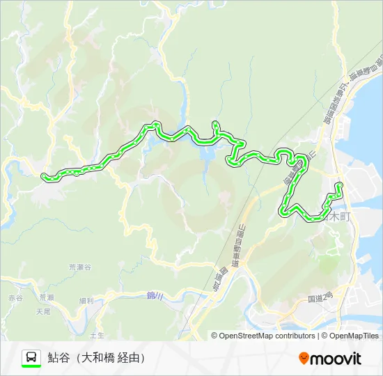 坂上線 Bus Line Map