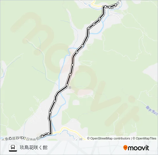 佐伯さくらバス 玖島線 バスの路線図