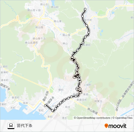 904-11-01 Bus Line Map