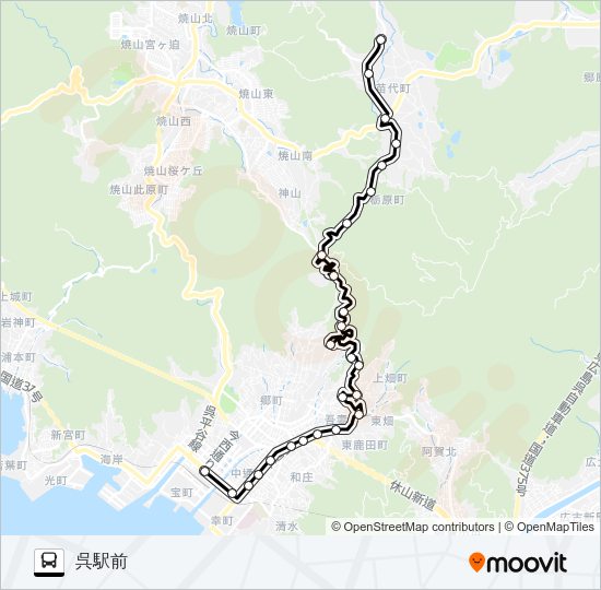 904-11-01 Bus Line Map