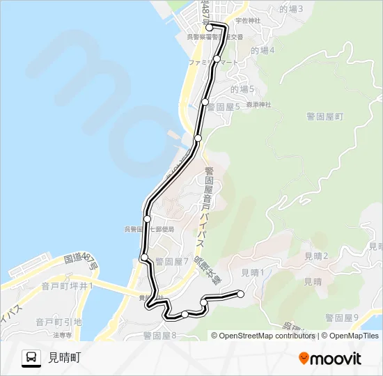 904-13-01 Bus Line Map