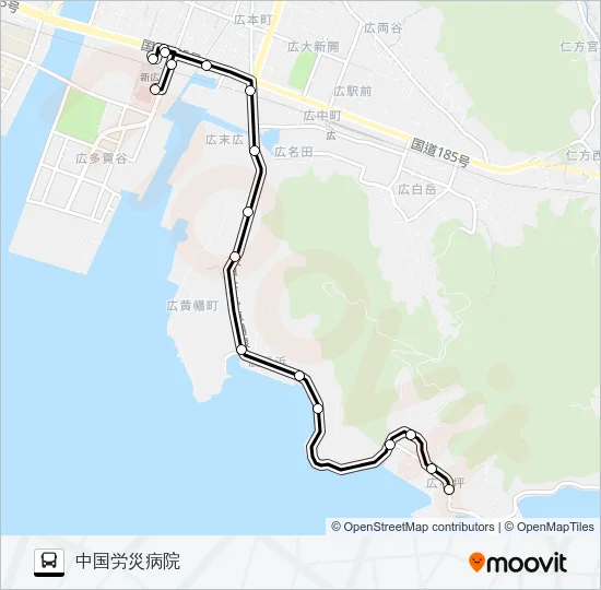 904-17-01 バスの路線図
