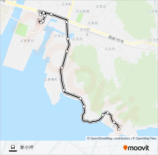 904-17-01 バスの路線図