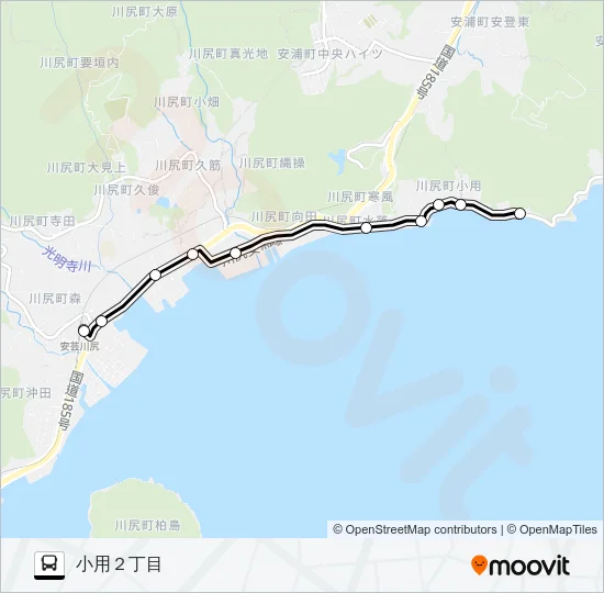 904-19-01 Bus Line Map