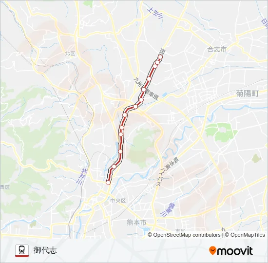 本線 Train Line Map