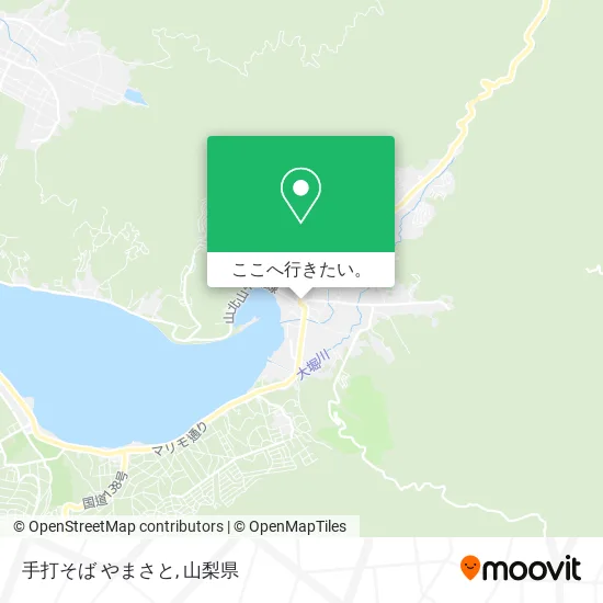 手打そば やまさと地図