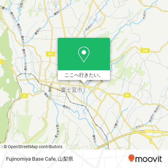Fujinomiya Base Cafe地図