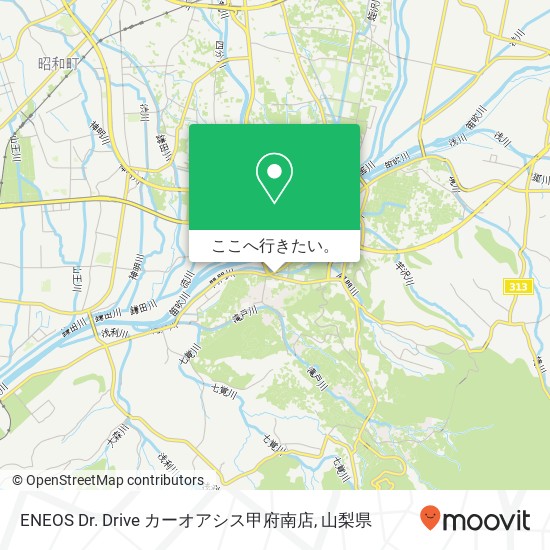 ENEOS Dr. Drive カーオアシス甲府南店地図