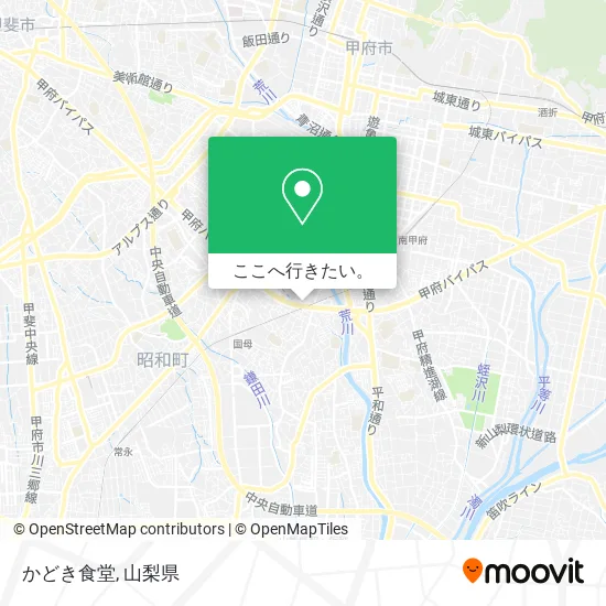 かどき食堂地図